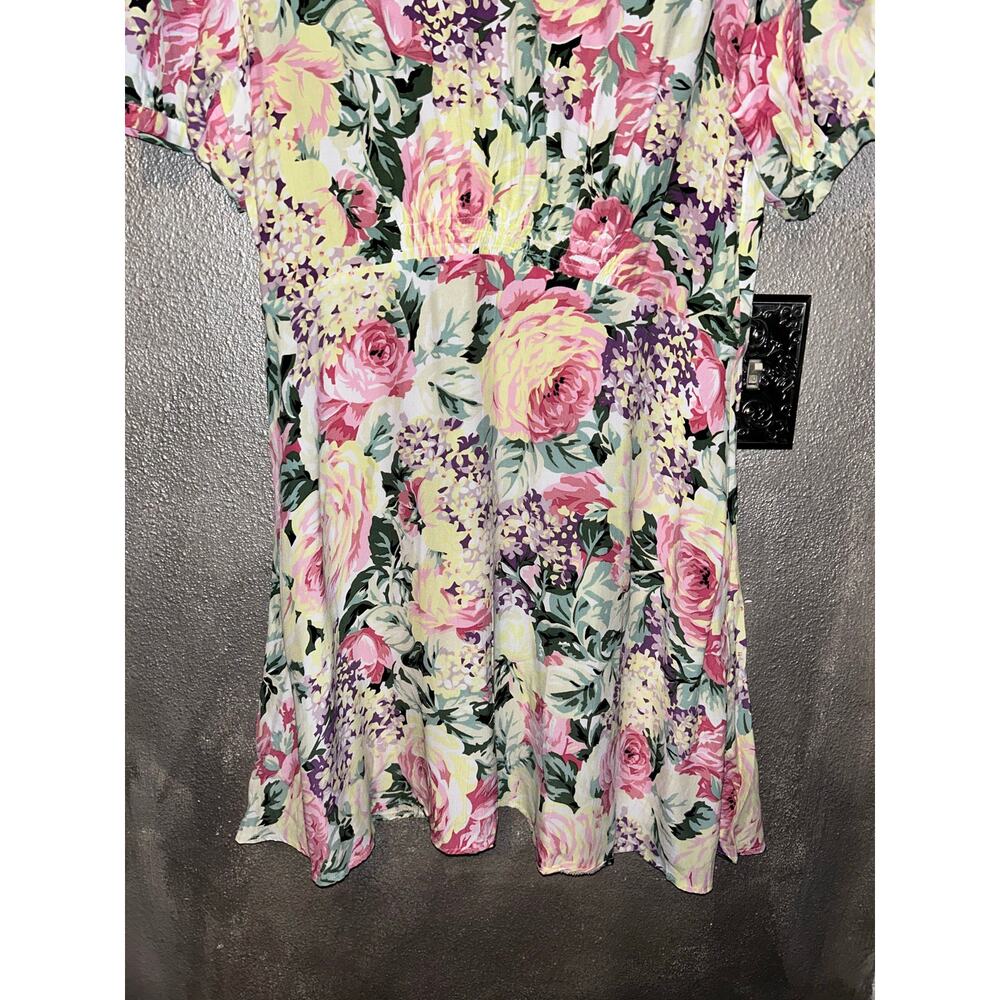 Faithfull The Brand Sidonie Venissa Floral Mini Dress NWT Size 6 Medium Romantic - Picture 6 of 16